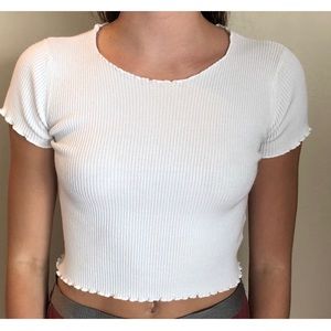 brandy melville white top